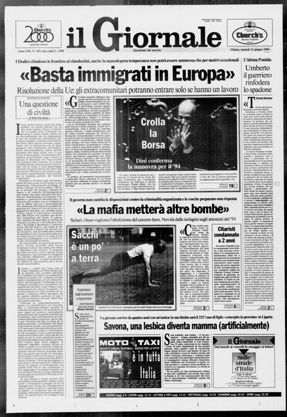 Il giornale : quotidiano del mattino